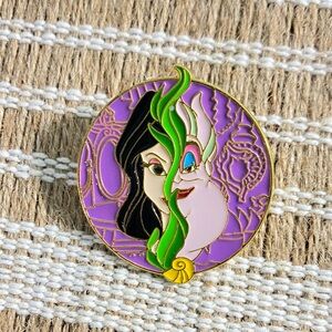 Disney Inspired The Little Mermaid Ursula & Vanessa Split Face Enamel Pin